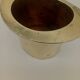 Ice Bucket Champagne Cooler Top Hat Vintage Brass