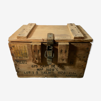 Wooden military box 1972