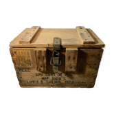 Wooden military box 1972