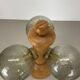 Large Organic Sculptural PINE Wooden Table Light by Temde Lights, Germany 1
