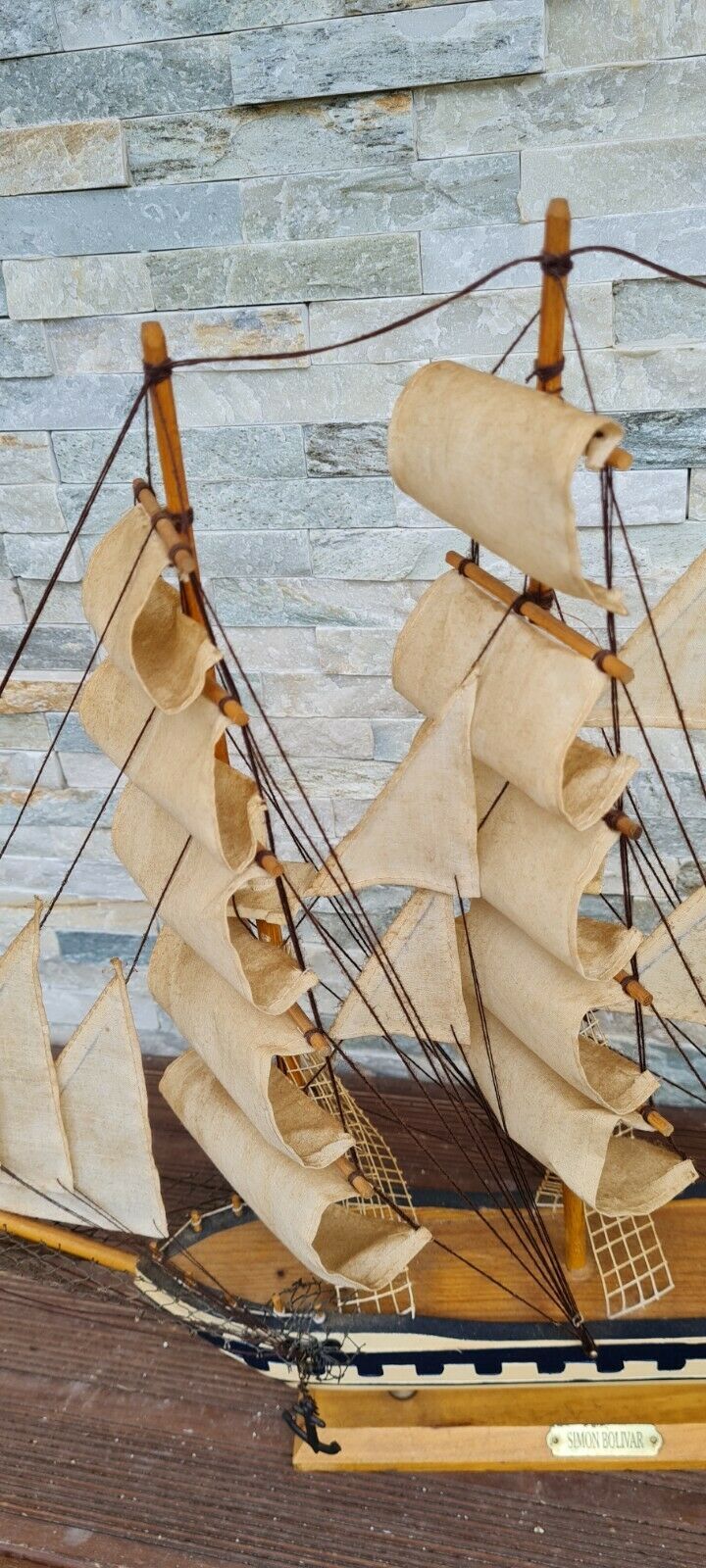 Miniature boat Simon Bolivar