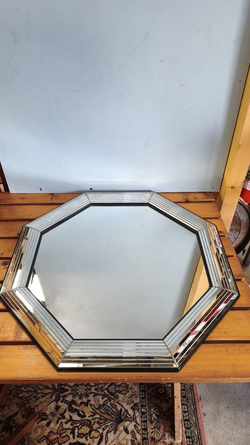 Octagonal Mirror Deknudt - Belgium 1980