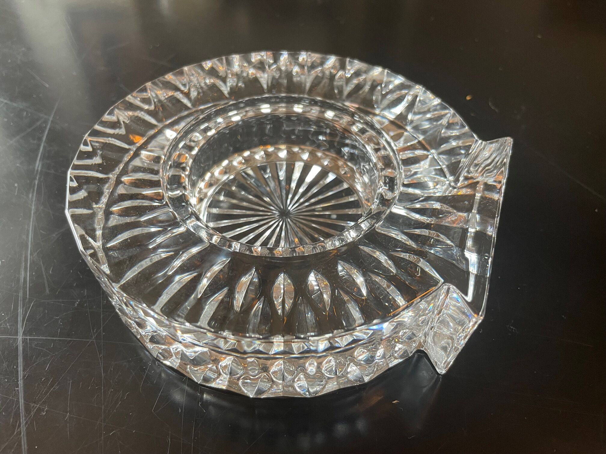 Crystal ashtray