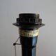 MANADE lamp base Made in France design 1980 metal / black plastic - 43.5 cm