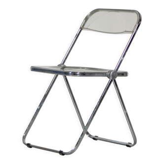 1970s “Plia” Folding chair by Giancarlo Piretti for Castelli, Italy