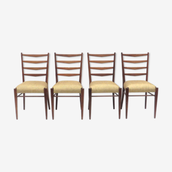 Set of 4 vintage dining room chairs by Cees Braakman for Pastoe Model CB09