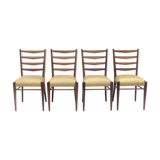 Set of 4 vintage dining room chairs by Cees Braakman for Pastoe Model CB09