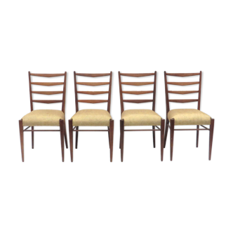 Set of 4 vintage dining room chairs by Cees Braakman for Pastoe Model CB09