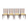 Set of 4 vintage dining room chairs by Cees Braakman for Pastoe Model CB09