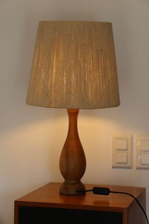 Foot of lamp wood "keel" 360mm (without lampshade)