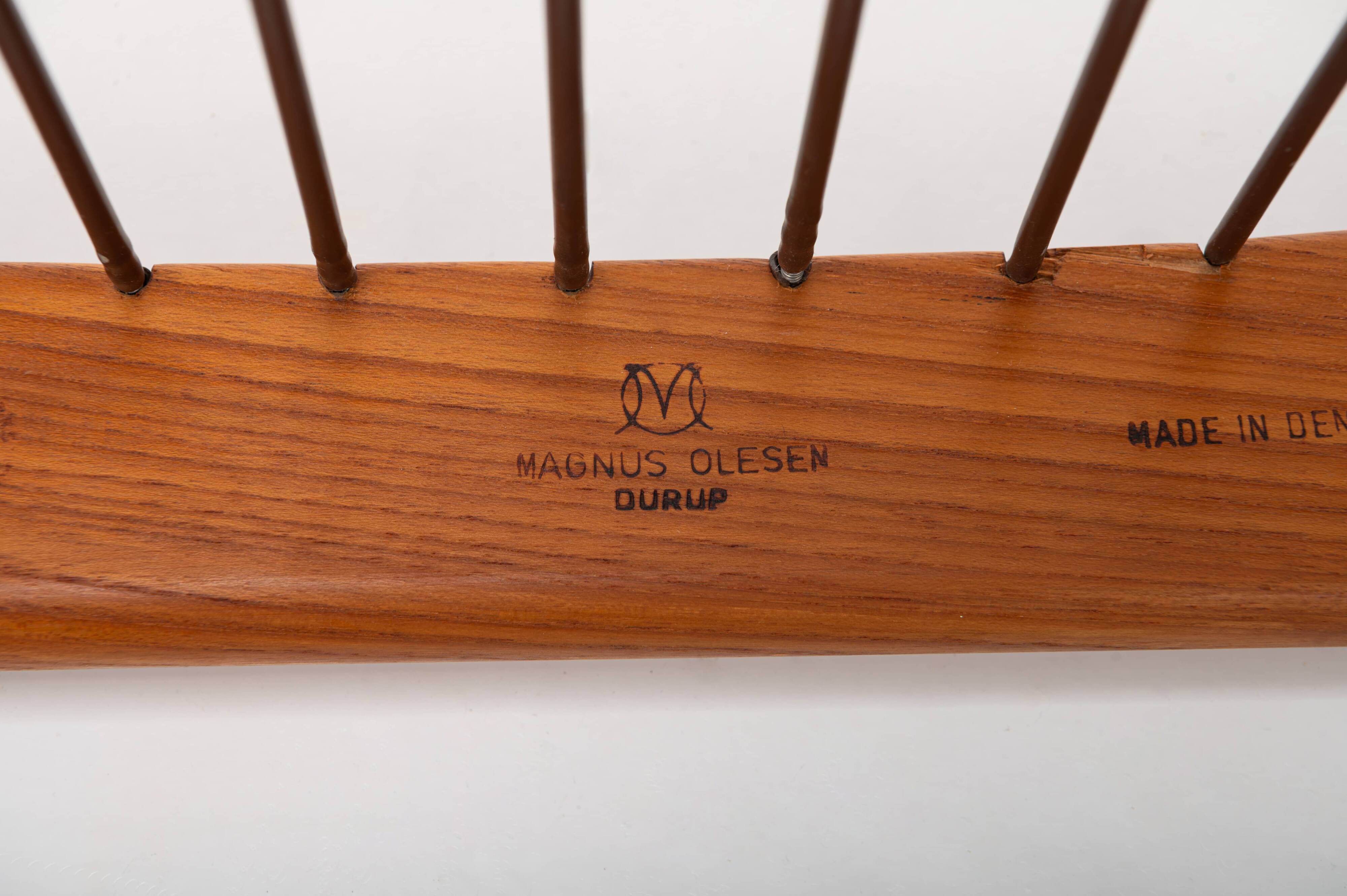 Model 121 Paper knife easy chair by Kai Kristiansen for Magnus Olesen, Denm