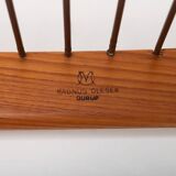 Model 121 Paper knife easy chair by Kai Kristiansen for Magnus Olesen, Denm