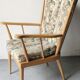 Pair of Baumann fan armchairs