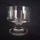 Set of 10 Art Deco crystal footed bowls.