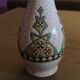 Cracked ceramic soliflore vase and Longwy enamels - Art Deco - 1930s