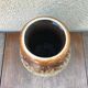 Former germany ceramics vase brown - beige 70s vintage