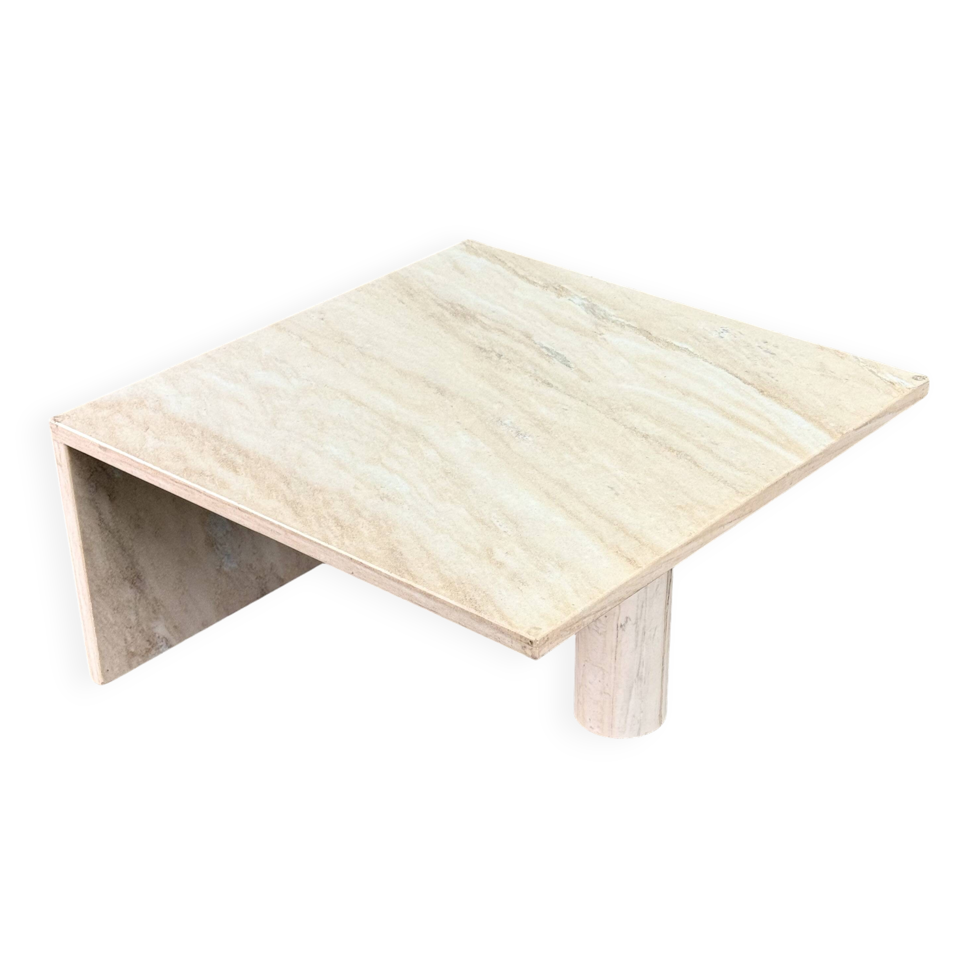 Table basse en marbre italien Palissandro