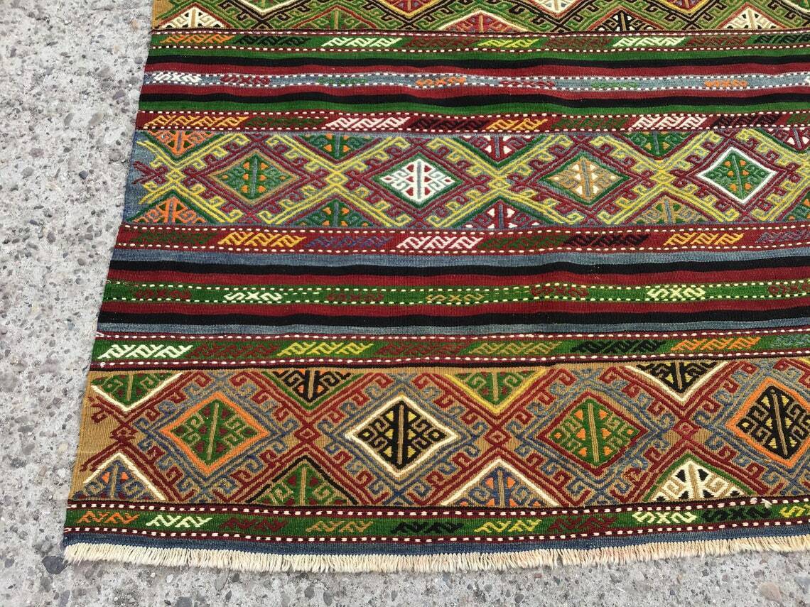 Area rugs 6x10, large rug, rug for kitchen, Anatolian rug, Kilim carpet