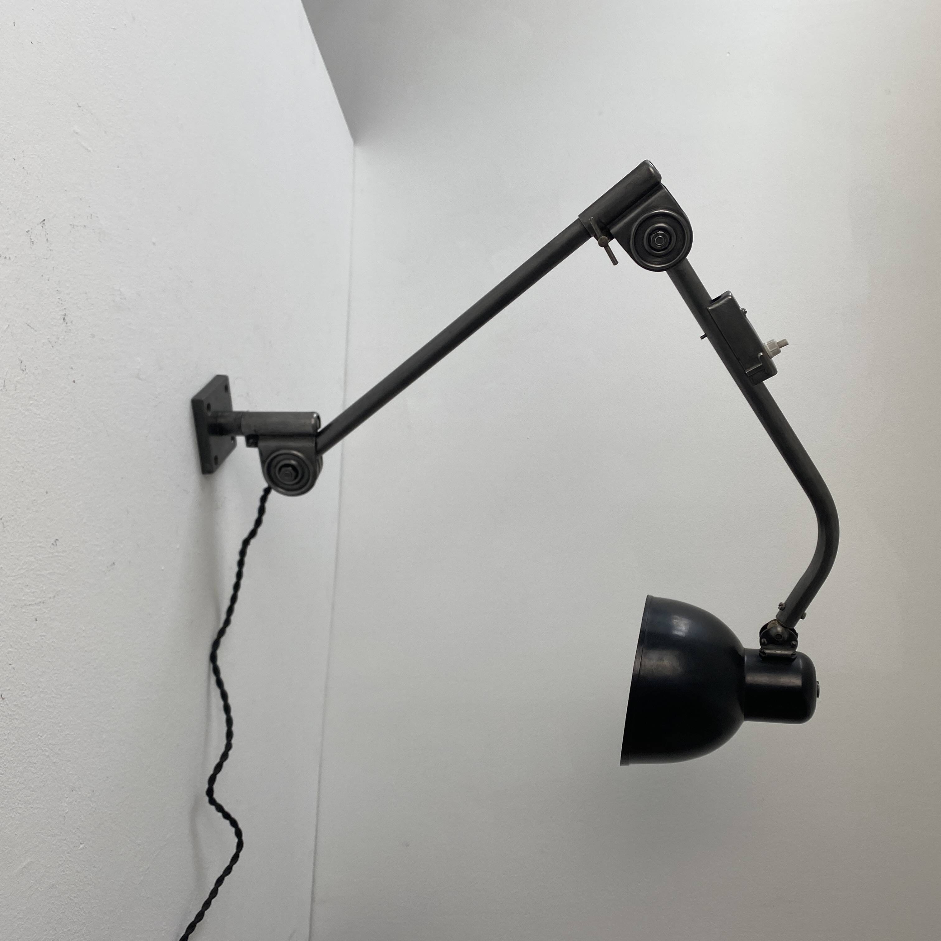 Old bauhaus workshop wall lamp hall 122