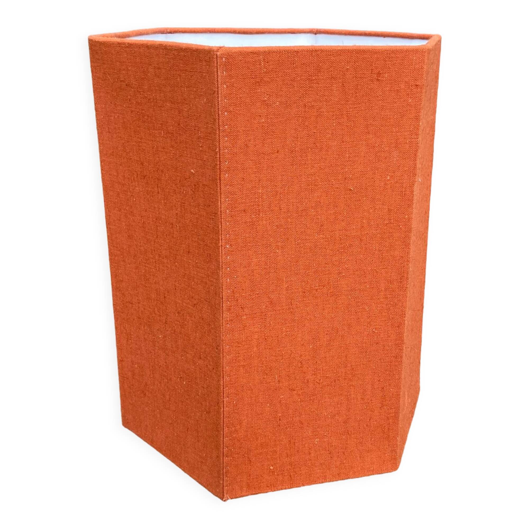 HK Living hexagonal orange lampshade