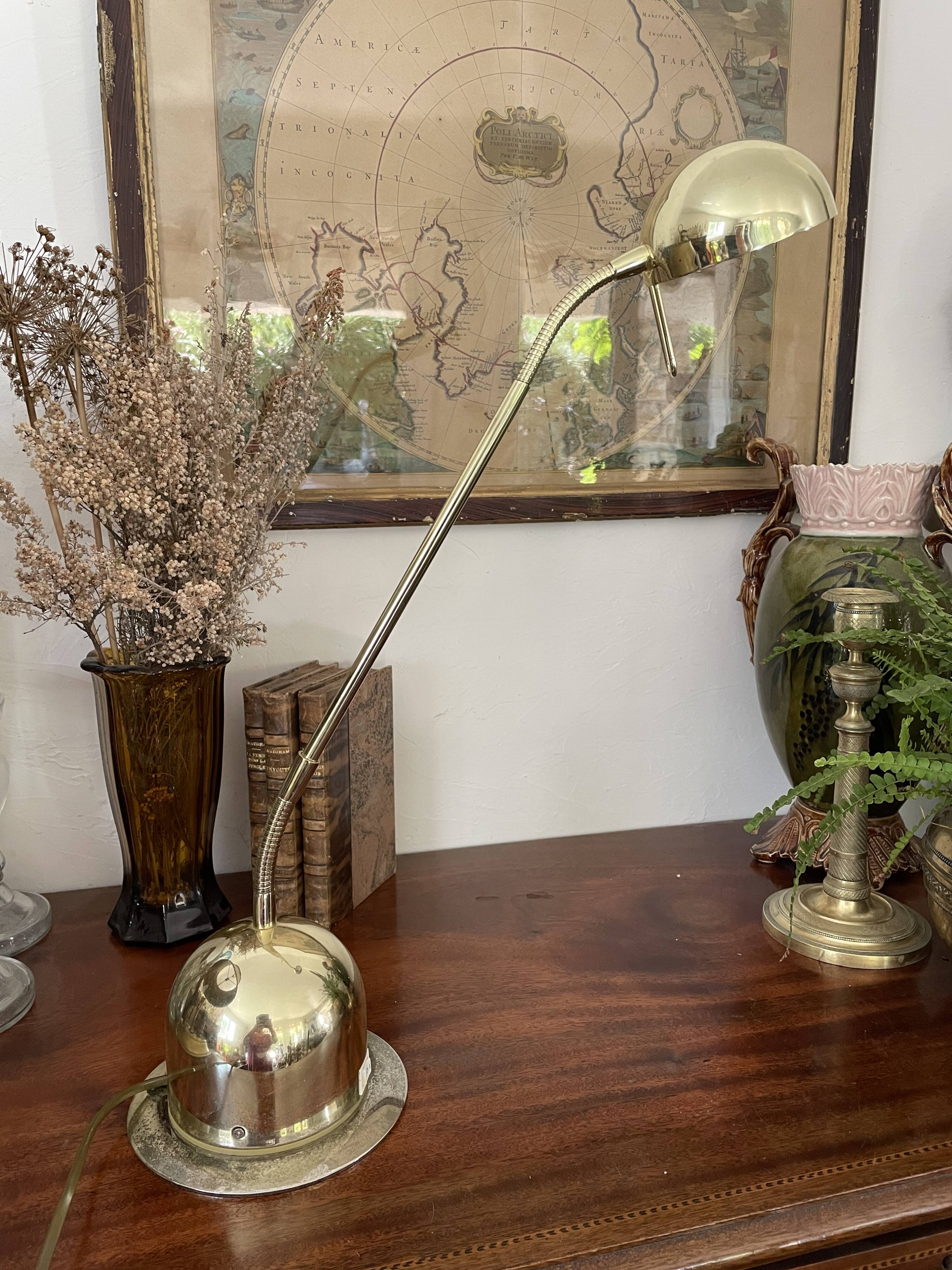 Vintage gold desk lamp
