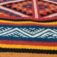 Multicolored Berber kilim rugs woven hands in natural wool