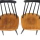 Set de 2 chaises "Fanett" en teck par Ilmari Tapiovaara, Suède, 1960
