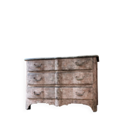 18th-century commode with a patina