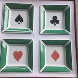 Set of 4 pocket drains pattern playing cards