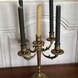 Chandelier five brass fires