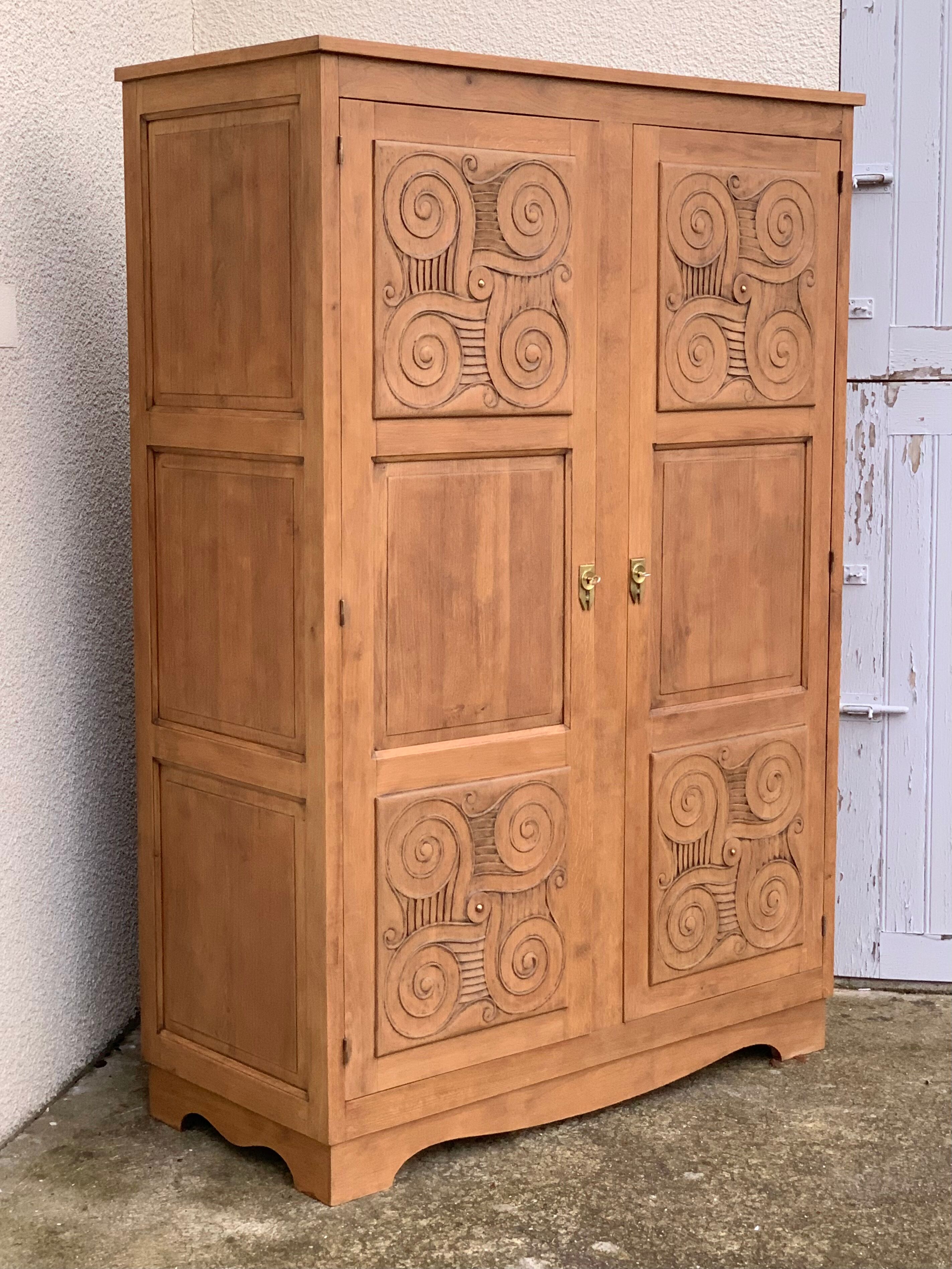 Vintage cabinet 1950 solid oak