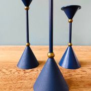3 candle holders / chandeliers Memphis postmodern