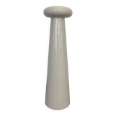 Vase contemporain émail blanc H31cm