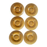 Assiettes à artichauts années 70