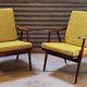 Pair of boomerang armchairs TON Bystřice (Thonet) by Antonin Suman 1960