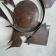 Metal wall sculpture