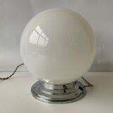 Opaline ball lamp
