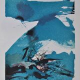 ZAO Wou-Ki: The Abyss, Woodcut