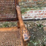 Canned armchair from the Regency period