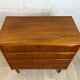 Scandinavian chest of drawers 4 vintage teak drawers, 60s