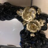 Renovated rococo style porcelain mirror