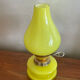 Yellow glass lamp