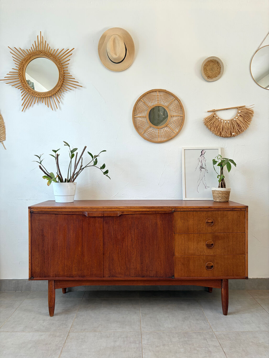 Scandinavian teak sideboard