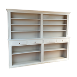 Great bibliotheque old grey patina