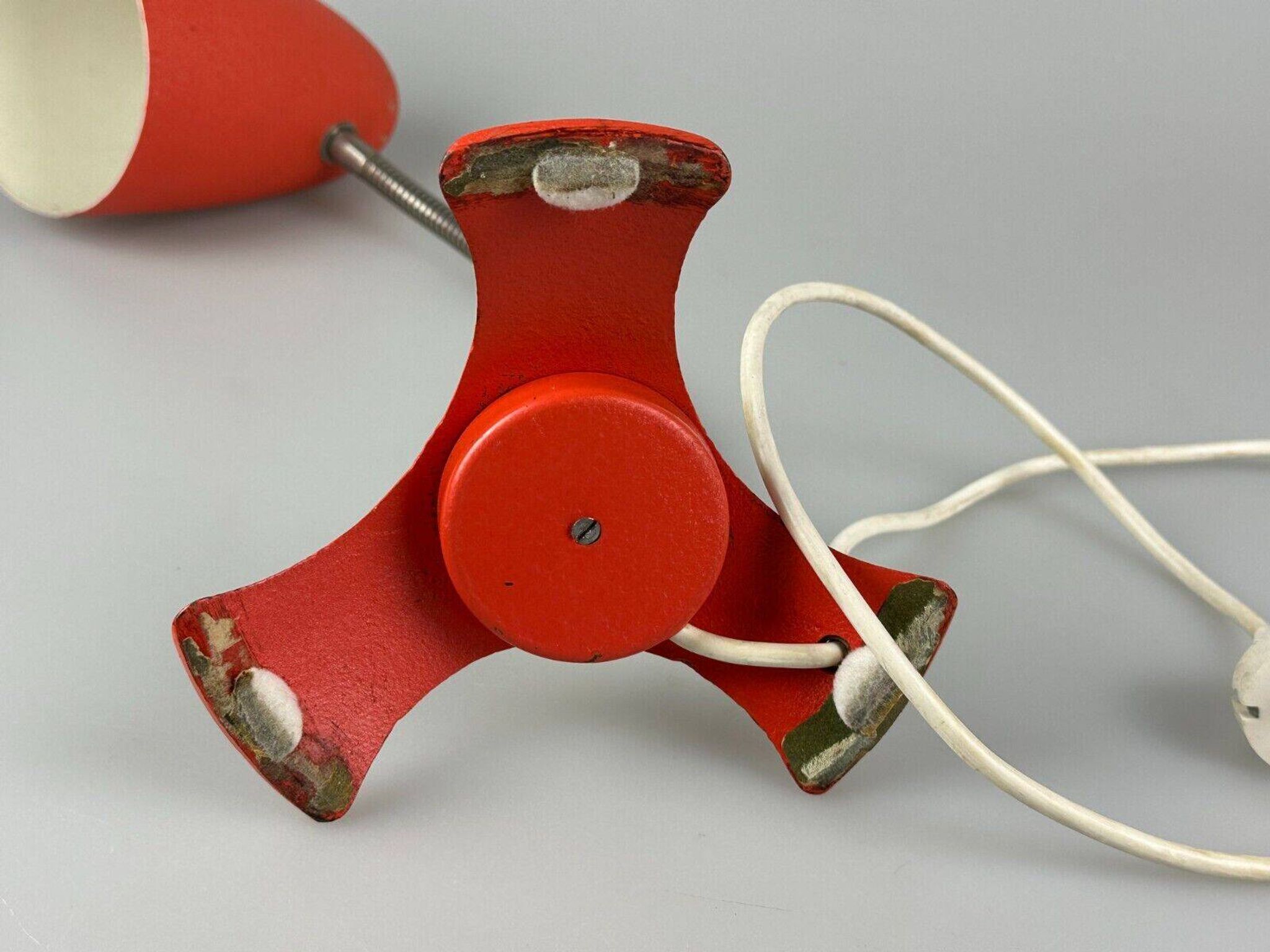 60s 70s lampe lampe de table lampe de bureau métal space age