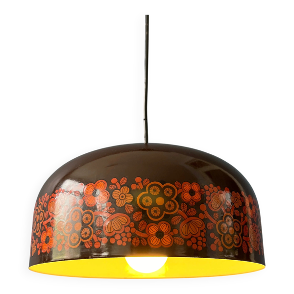 Suspension Arabia marron Mid-Century par Kaj Franck pour Fog & Morup