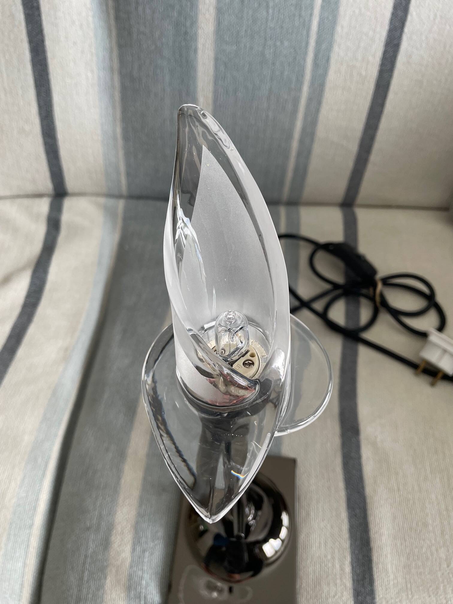 Spanish floral glass lamp published by Mantra