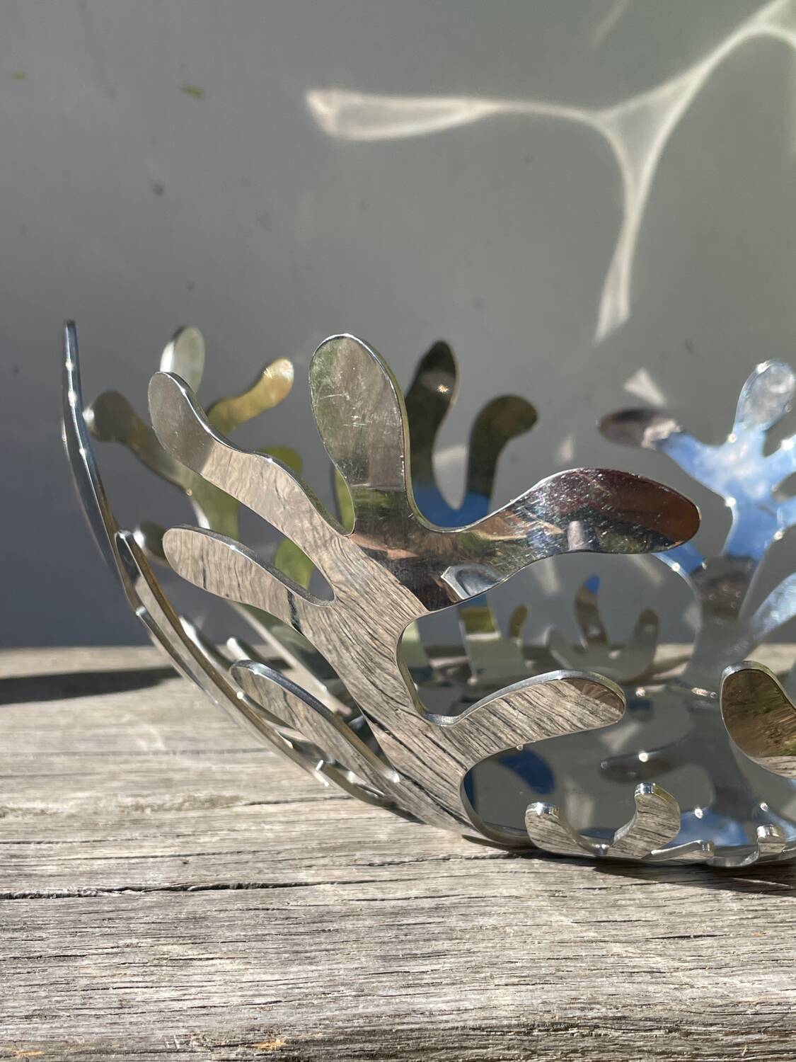 Alessi stainless steel fruit bowl