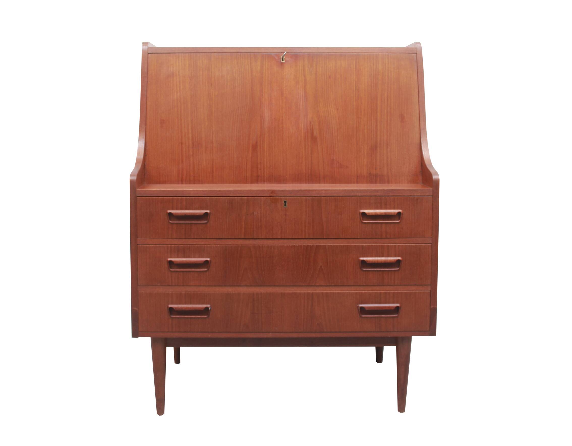 Secrétaire en teck des années 1960, Tibergaard / Gunnar Nielssen