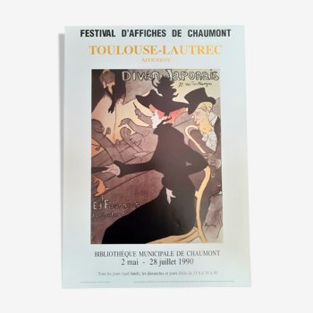 Affiche festival affiches de Chaumont Toulouse Lautrec